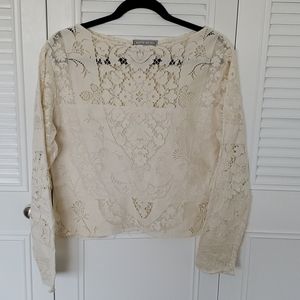 Martin McCrea Ivory Lace Top